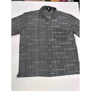 Vintage Marithe Francois Girbaud Logo Design Button Up Shirt Mens Size XXL